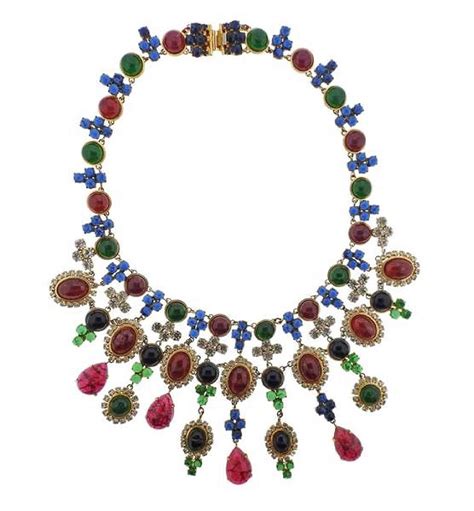 christina dior necklace|christian dior costume jewelry necklace.